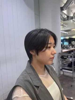 ショート ALBUM新宿所属・リクト /レイヤーカットのヘアスタイル