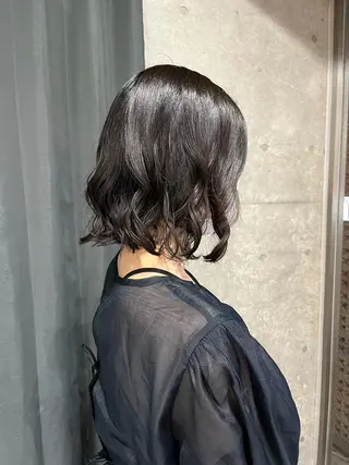 ショート パーマ ロングパーマ木村 ボブパーマのヘアスタイル