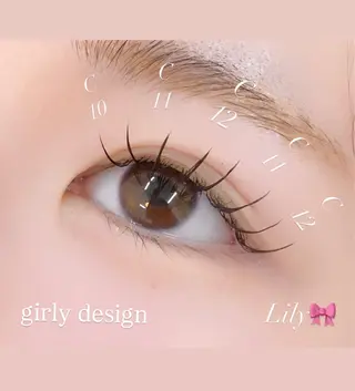 マツエク・マツパ Lily所属・安田 愛優のマツエク・マツパデザイン