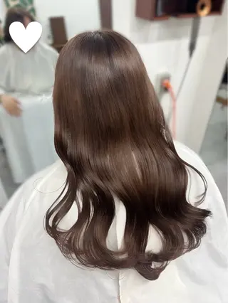 ロング カラー 🎀透明感カラー/ 金沢駅 ⠀yui🎀のヘアスタイル