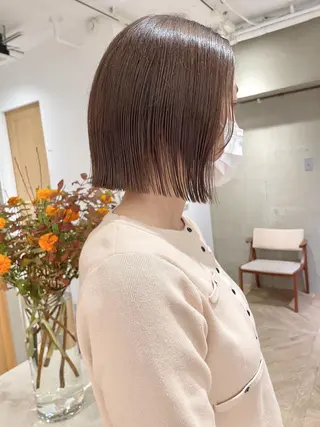 ミディアム カラー ボブ/レイヤー 🌟梅田盛一🌟のヘアスタイル