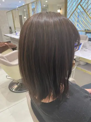 ミディアム カラー 渡辺 亮/ 白髪ぼかし/髪質改善のヘアスタイル