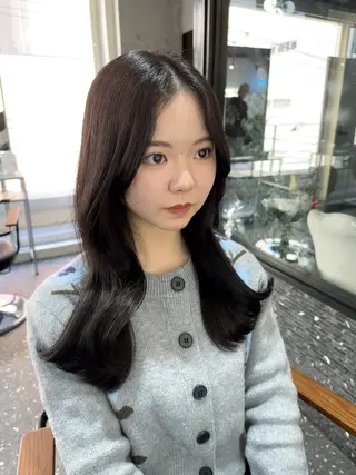 ロング カラー 髪質改善⭐️縮毛矯正 吉祥寺⭐️Rinaのヘアスタイル