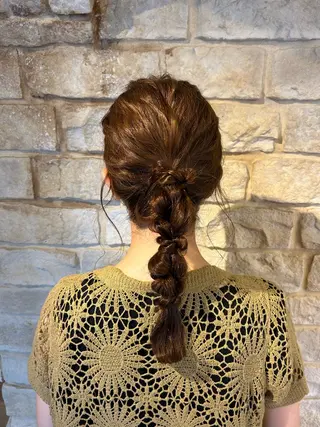 ヘアアレンジ Mei /オリーブ カラー/アレンジのヘアスタイル