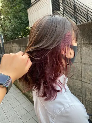 カラー 橋本 茉保のヘアスタイル