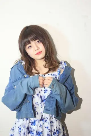 セミロング hair＆make cocoRo所属・今井 詩織のヘアスタイル