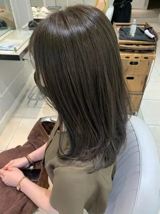 セミロング 髪質改善/縮毛矯正 🎀小林 唯 🎀のヘアスタイル