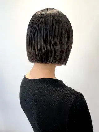 ショート SAUT銀座所属・石川玲菜/ 髪質改善ボブ/メンズのヘアスタイル