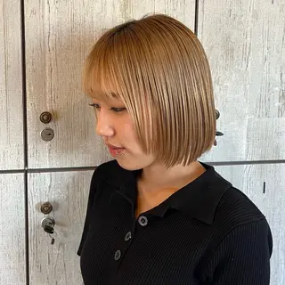 ショート カラー/韓国レイヤー /ブリーチ/hinaのヘアスタイル