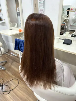ロング カラー GLOSS 心斎橋 山上のヘアスタイル