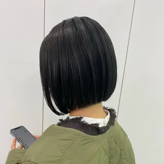 ショート カラー ✨透明感、艶髪ヘア✨ 韓国ヘア特化💖のヘアスタイル