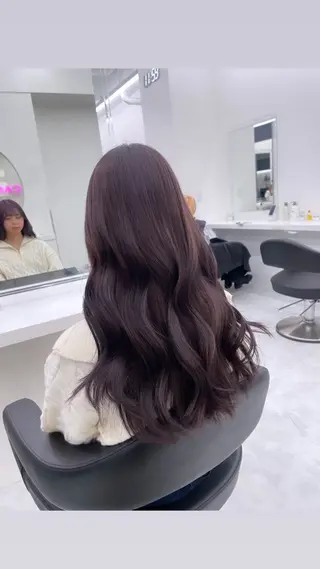 ロング 🤍韓国トレンド ヘア🤍miku🤍のヘアスタイル
