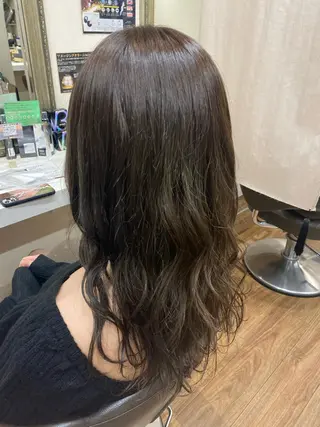 カラー 透明感カラー/韓国 ヘア🩶yuri🩵のヘアスタイル