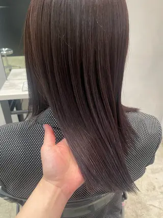 ミディアム カラー ALBUM銀座‪‪ RURUKA‪‪❤︎のヘアスタイル