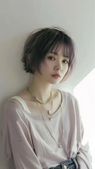 ショート NANAMI/海外風 レイヤー/ボブのヘアスタイル