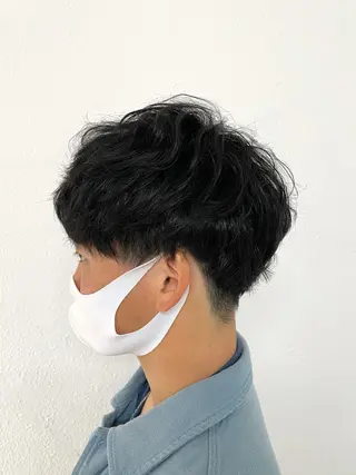 ショート パーマ メンズ 【東北メンズヘア1 位受賞🥇】本間祐太のヘアスタイル