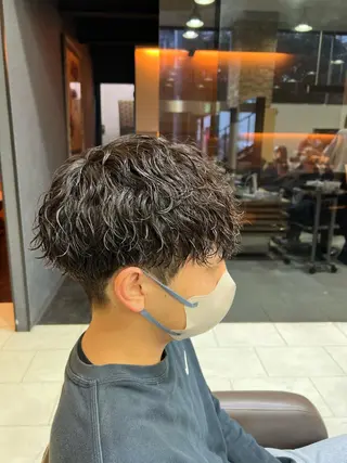 パーマ メンズ メンズカット/柏/韓 国/メンズパーマ航太のヘアスタイル