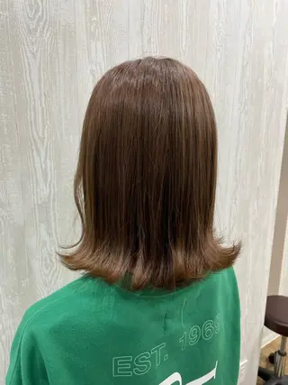 ミディアム カラー TELA HAIR 守谷のヘアスタイル