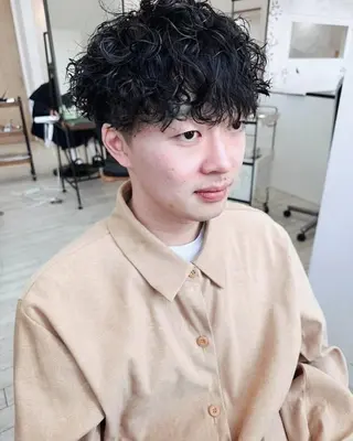 ショート キッズ パーマ saito .のヘアスタイル
