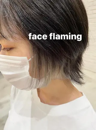 ショート カラー ENIF ヤマグチアツコのヘアスタイル