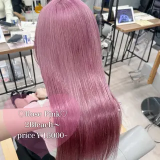 ミディアム カラー 💕ブリーチ/ヘアメ 🎀YUUKAのヘアスタイル