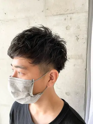 メンズ フリーランスシェアサロンルレイル所属・心斎橋/メンズ /ルレイル/地形真希のヘアスタイル