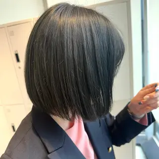 ショート カラー デザインカラー/パー マ🦖外岡咲希🦖のヘアスタイル