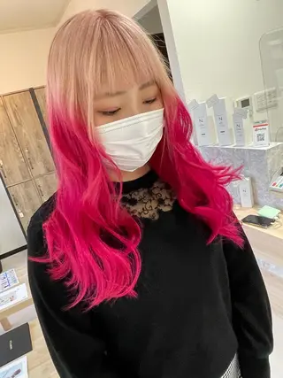 セミロング 守屋 颯太のヘアスタイル