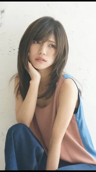 ロング 山崎 晃治のヘアスタイル