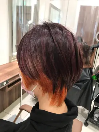 ショート カラー Ash宮前平店 鈴木和也のヘアスタイル