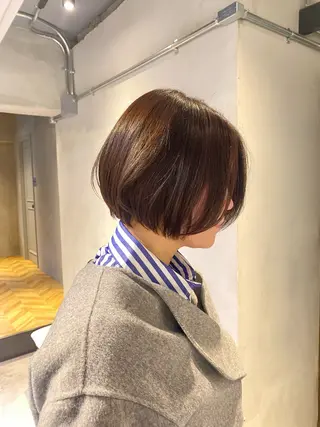 ショート とびまつ /ショート/脱白髪染のヘアスタイル