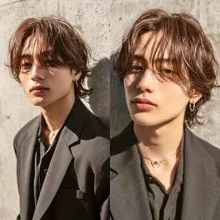 メンズ 池袋/カラー特化🎨 ロング料金なし🩵のヘアスタイル