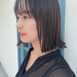 ショート 顔周りカット× 髪質改善【リョウ】のヘアスタイル