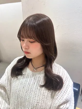 ロング ミディアムヘア Chifumiのヘアスタイル
