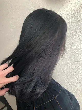 ロング カラー パーマ ヘアアレンジ メンズ キッズ ネイル マツエク・マツパ 新宿/髪質改善/ 美髪矯正✨浅江通友のヘアスタイル