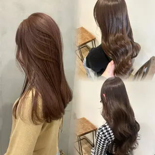 ロング カラー ヘアアレンジ himawari♡ 柔らかいカラーのヘアスタイル