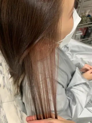 セミロング カラー エクステ（レミー毛） NINEのヘアスタイル