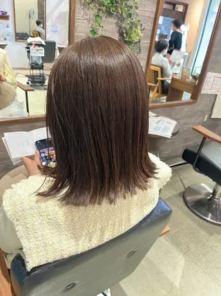ミディアム spinhair高倉店所属・上山 千佳のヘアスタイル