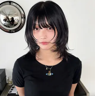 ミディアム hair salon　丹tan所属・Rena✴︎トレンド ×スタンダードMIXのヘアスタイル