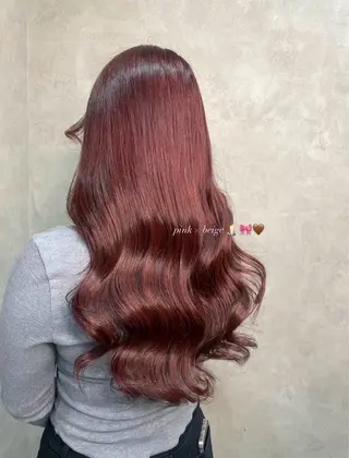 ロング カラー 透明感カラー🪼🩵 𝐑𝐢𝐧のヘアスタイル
