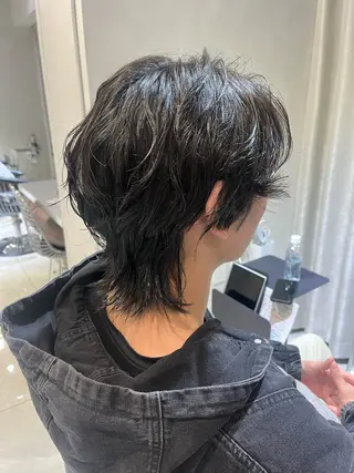 パーマ メンズ メンズセンターパート 🇰🇷wakanaのヘアスタイル