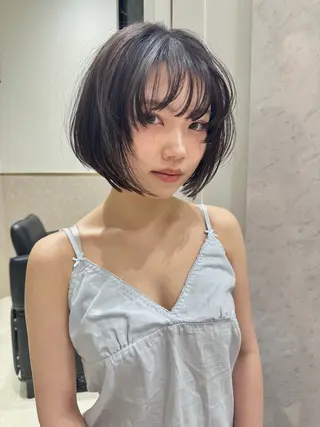 ショート 捺葵 @72tomi__のヘアスタイル
