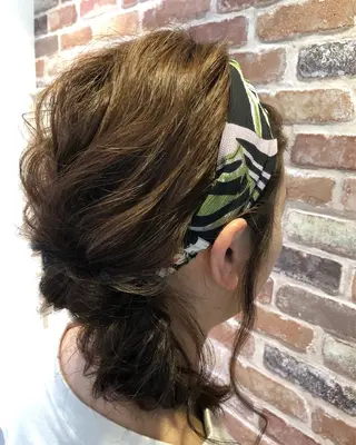 ミディアム カラー パーマ ヘアアレンジ メンズ キッズ ネイル マツエク・マツパ #3/M所属・【サンバイエム】 公式のエステ・リラクイメージ