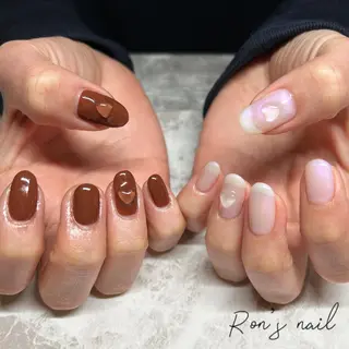 ネイル Ron's nail 笹岡のネイルデザイン