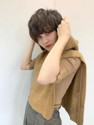 ショート loka所属・山本 晶大のヘアスタイル