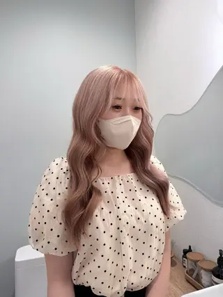 ロング カラー utari所属・🤍amane🤍 ハイトーン/ブリーチのヘアスタイル