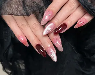 ネイル pink lady サロン・紬のネイルデザイン