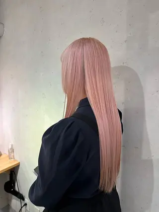 ロング カラー JOS所属・上野ハイトーン/デ ザイン✂︎touiのヘアスタイル