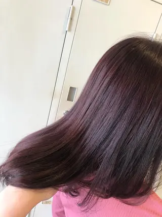 セミロング カラー シールエクステ/ 髪質改善💐yuuのヘアスタイル