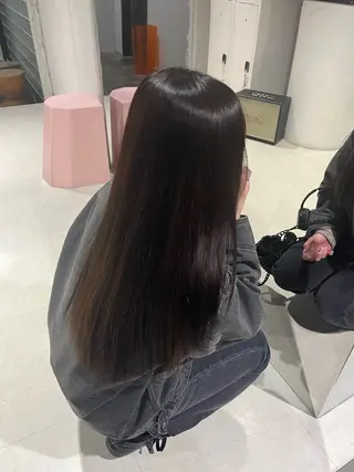 ロング 岡田 琉花のヘアスタイル